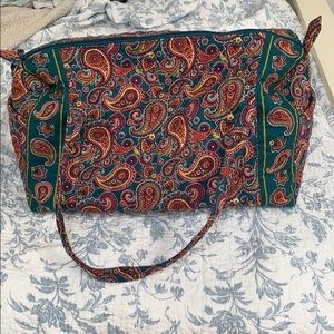 Paisley weekender bag